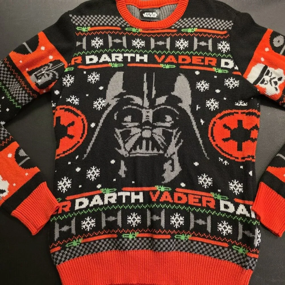 Geeknet Star Wars Darth Vader Ugly Sweater Ugly Christmas Sweatshirt‎ Medium